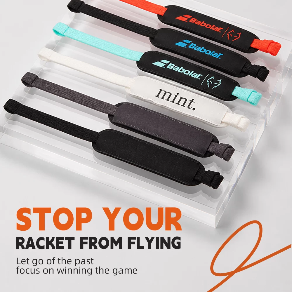 Padel Racket Wrist Strap, Thick Padded Anti-Drop Tennis Pickleball Badminton Racket Wrist Lanyard, Tear Resistant Secure Racket Leash with Custom Logo Wholesale